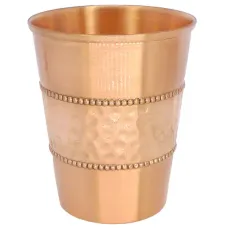 Стакан для настаивания медной воды d-7,5см h-9см v-250мл, медь DSH739