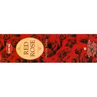 Благовония четырехгранники HEM Red Rose КРАСНАЯ РОЗА блок 25 штук