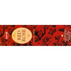 Благовония четырехгранники HEM Red Rose КРАСНАЯ РОЗА блок 25 штук