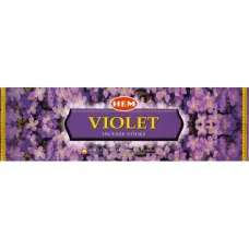 Благовония четырехгранники HEM Violet Фиалка блок 25 штук