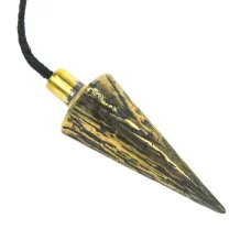Маятник № 01 Конус 36мм (рельеф дерево), бронза BV22-01