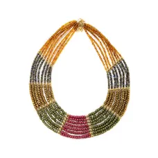 Колье из бисера, L18см, бисер FK0720-083