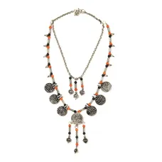 Колье Бохо, L25см, металл FK0720-084