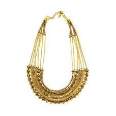 Колье в этно стиле, L20см, металл FK0730-137