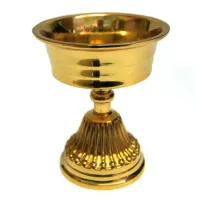 Лампадка 12х10см латунь N438