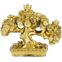 Денежное дерево фигурка 10х11см, полистоун Z115-01