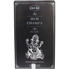 Благовония масала HEM Black Champa (ХЕМ Черная Чампа) 15 грамм блок 12 штук