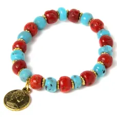 Браслет, акрил, металл FB0720-111