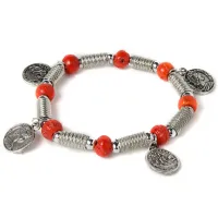 Браслет, акрил, металл FB0720-125