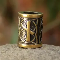 Бусина № 10 Наутиз, бронза, 12*D9мм,d 5,5мм (БР 010) BV14-10