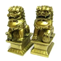 Снежные львы (пара) E079