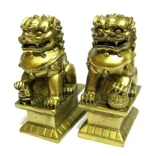 Снежные львы (пара) E079