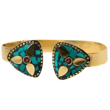 Браслет металл, каменная крошка FB0730-017