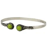 Браслет металл, камень FB0730-293