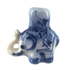 Аромакулон керамический Слон со шнурком Гжель TA003-1