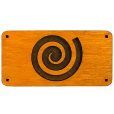 Подставка-оберег под благовония Спираль 9х4,5 см, дерево BP010-03