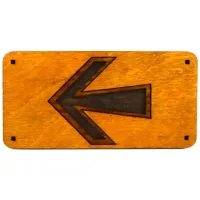 Подставка-оберег под благовония Символ человеческого духа 9х4,5 см, дерево BP010-04