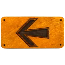 Подставка-оберег под благовония Символ человеческого духа 9х4,5 см, дерево BP010-04