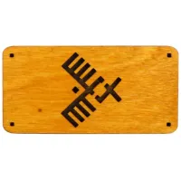 Подставка-оберег под благовония Символ птиц 9х4,5 см, дерево BP010-06