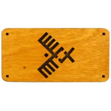 Подставка-оберег под благовония Символ птиц 9х4,5 см, дерево BP010-06