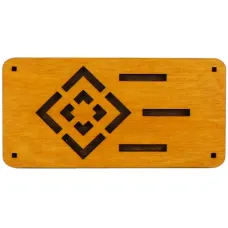 Подставка-оберег под благовония Символ волка 9х4,5 см, дерево BP010-07