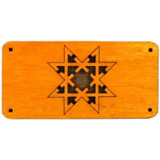 Подставка-оберег под благовония Символ зари 9х4,5 см, дерево BP010-08