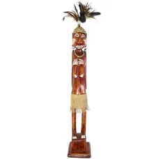 Абориген статуэтка 60х9,5см, дерево албезия IN0259-13