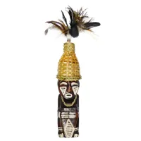 Абориген статуэтка 30х5,5см, дерево албезия IN0259-08