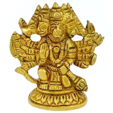 Панчмукхи Хануман Джи статуэтка бронза 60*60*26мм SSBH-006