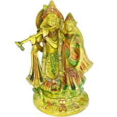 Кришна и Радха статуэтка бронза 300*220*130мм SSBH-043