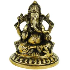 Ганеша статуэтка бронза 146*126*90мм SSBH-189