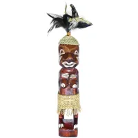 Абориген статуэтка 30х5см, дерево албезия IN0259-05