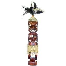 Абориген статуэтка 30х5см, дерево албезия IN0259-05