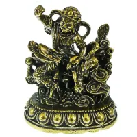 Статуэтка Бог богатства на драконе 50*40мм, бронза KB05-93