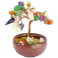 Дерево с камнями микс, 12 см V030-D