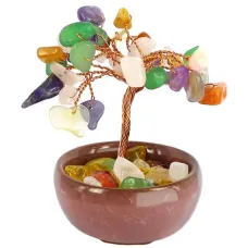 Дерево с камнями микс, 12 см V030-D