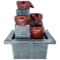 Фонтан Кувшины 19см полистоун N604-26