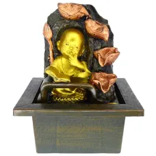 Фонтан Будда 19см полистоун N604-27