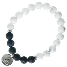Браслет с подвеской на Просветление (Будда) камень, 8мм BX007