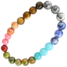 Браслет 8 мм, камень BX103