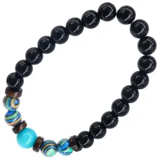 Браслет 8 мм, камень BX112