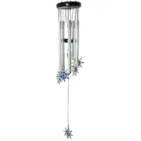 Музыка ветра Защита от сглаза (Хамса), 5 трубочек, 60 см, металл K140-37