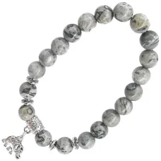 Браслет с подвеской на Достаток (Слон), 8мм BX138