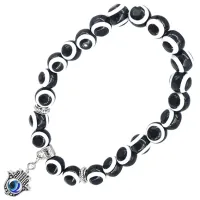 Браслет с подвеской на Защиту от сглаза (Хамса), 8мм BX132