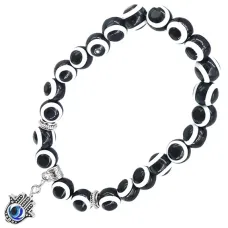 Браслет с подвеской на Защиту от сглаза (Хамса), 8мм BX132