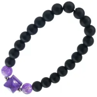 Браслет 8 мм, камень BX156