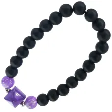 Браслет 8 мм, камень BX156