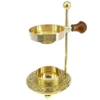 Аромакурительница 13,5 см, D5,5 см латунь Bih12