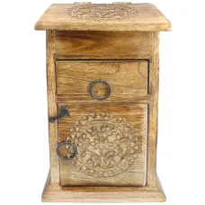 Шкатулка резная с Деревом Жизни 23х10,5х12,5см, дерево L075-5