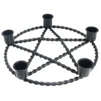 Подсвечник Пентаграмма 15см, d1,6см металл R317-11